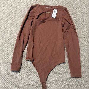 Abercrombie and Fitch Brown Bodysuit